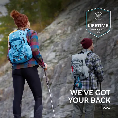 Miniatura 6 de Mochila de Hidratación Water Buffalo - Mochila de Senderismo Sherpa 22L con Vejiga de Agua - Mochila de Agua para Senderismo con Cremalleras