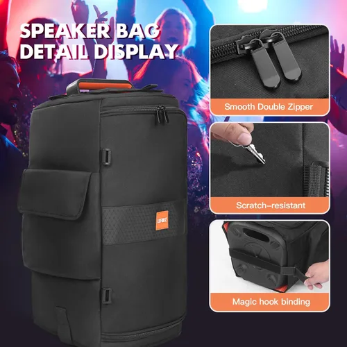 Miniatura 7 de LEFOR·Z Funda para altavoces compatible con JBL PartyBox 120, funda antipolvo para altavoz sin fondo, bolsa de almacenamiento para JBL PartyBox 110