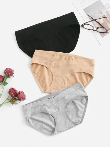 Miniatura 3 de Verdusa Ropa interior de maternidad sin costuras para mujer, paquete de 5