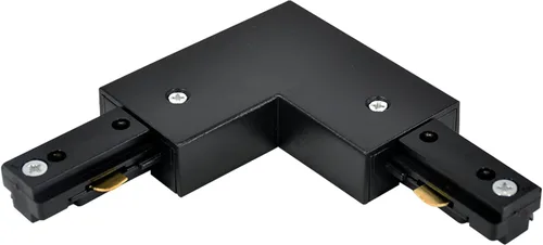 Negro H Track L conector H tipo circuito único 3-Wire-1 Kit de iluminación de pista para H Track System Accesorios de iluminación de pista 120V