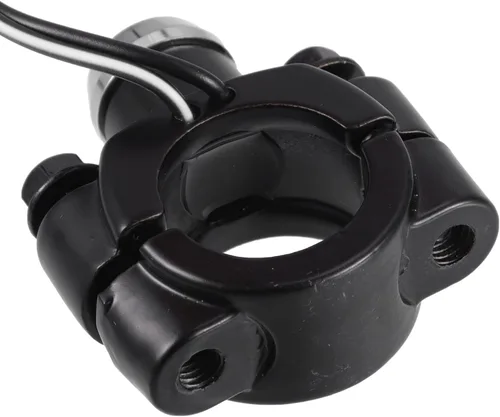 Miniatura 6 de X AUTOHAUX Botón de interruptor de arranque de bocina de control de manillar de motocicleta de 7/8 "con conectores aleación de aluminio negro