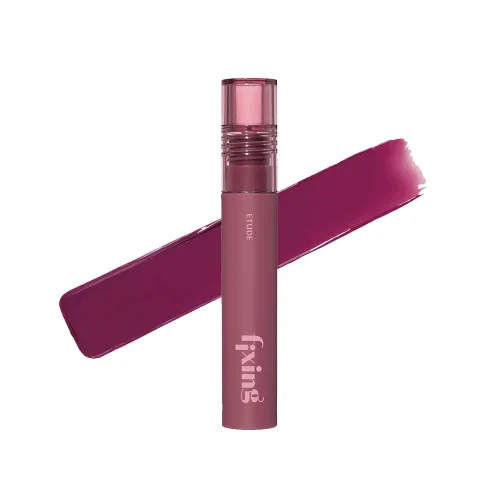 Miniatura 31 de Labial líquido pigmentado Etude, color #01 rosa análogo (4g), de larga duración, resistente al agua, con un ligero acabado mate, cobertura total