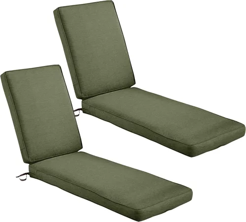 Miniatura 27 de Classic Accessories Montlake® FadeSafe® - Cojín resistente al agua para chaise longue de patio de 74 x 23 x 3 pulgadas, beige antiguo