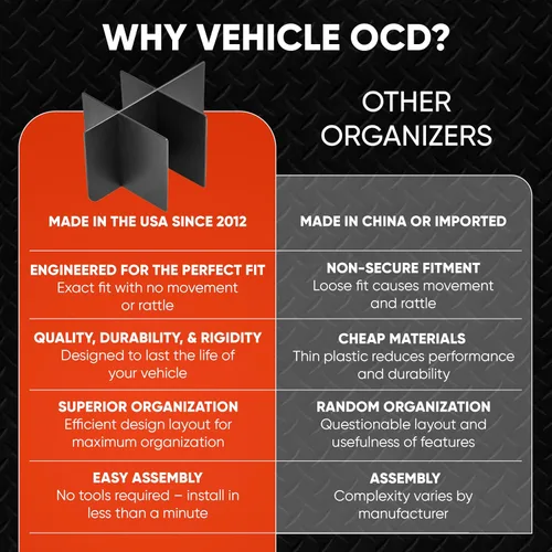 Miniatura 7 de Organizador de consola central OCD™ para Toyota 4Runner modelos 2003/2009