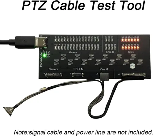 Miniatura 3 de Herramienta de prueba de cable de señal cardán adecuada para DJI Mavic Mini 3/Mini 3 Pro/Dji Mini 4 Pro Drone PTZ Cable plano Roll Axis Tester