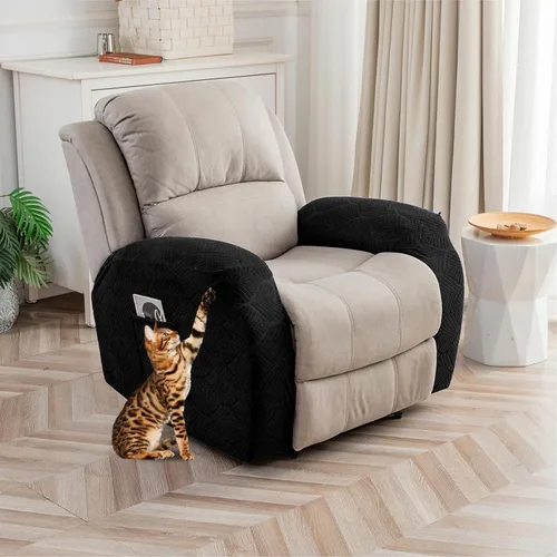 Miniatura 34 de Funda para Silla Reclinable 100% Impermeable, 1 Pieza Fundas Elásticas para Sofá Reclinable Lavables para Silla Reclinable para Mascotas, Perros