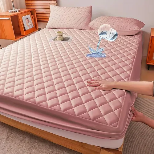 Miniatura 8 de WESLEEPER Protector de Colchón Impermeable Protector de Colchón Tamaño Completo Cubierta de Cama de Colchón Súper Suave Transpirable Lavable a Azul