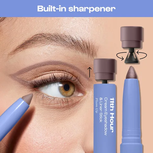 Miniatura 7 de ALLEYOOP Sombra de ojos en barra impermeable 11th Hour - Sombra de ojos en lápiz y delineador de ojos de larga duración, barra de crema a polvo e