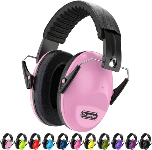 Miniatura 14 de Orejeras con cancelación de ruido del Dr.meter: auriculares con cancelación de ruido SNR27.4 con diadema ajustable, orejeras con protección auditiva