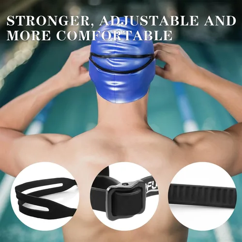 Miniatura 4 de Gafas de natación para adultos, sin fugas, antiniebla, anti UV, para hombres y mujeres, visión clara