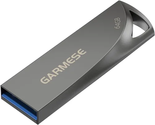 Miniatura 12 de Paquete de 5 unidades flash USB de 8 GB, unidad de pulgar USB 2.0 impermeable de metal, memoria delgada y duradera con llavero para PC, laptop