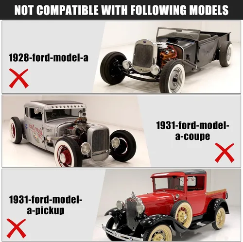 Miniatura 2 de Old Classic - Funda impermeable para automóvil, compatible con Ford Modelo A Coupe/Roadster 1928-1931, poliéster 210T con interior de algodón