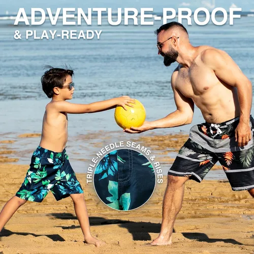 Miniatura 81 de Kanu Surf Traje de baño Yolo de secado rápido UPF 50+ para niños
