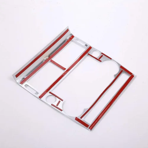 Miniatura 6 de YIWANG ABS cromo centro control salida de aire panel de ventilación cubierta marco ajuste para Land Rover Discovery Sport 2015+coche accesorios