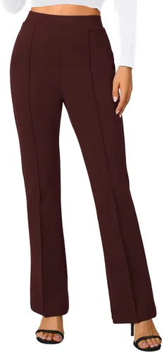 Miniatura 10 de Urban CoCo Pantalones de trabajo elásticos con corte de bota, pantalones de yoga pequeños para oficina casual