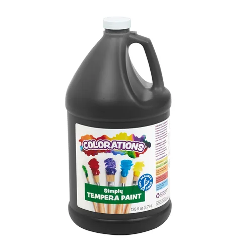 Miniatura 11 de Colorations Pintura de témpera simple sin parabenos para niños, juego de 11 galones, pintura vibrante para póster y aula, fabricada en Estados
