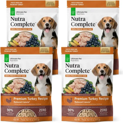 Miniatura 16 de ULTIMATE PET NUTRITION Nutra Complete - Alimento para perros 100% liofilizado crudo formulado por veterinarios con antioxidantes, prebióticos