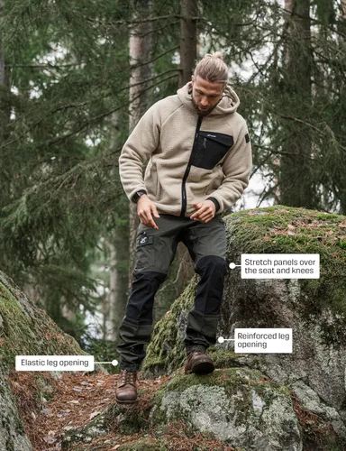 Miniatura 6 de RevolutionRace Mens Nordwand Pants, Durable Pants for All Outdoor Activities