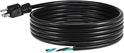 PATIKIL Cable de alimentación de CA, 5 pies 12 AWG, cable de fuente de alimentación de repuesto de 3 clavijas 5-15P para aparato de CA universal y