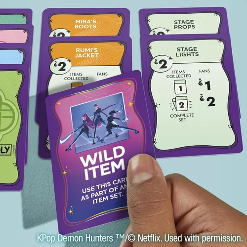 Miniatura 8 de Oferta de monopolio: juego de cartas Kpop Demon Hunters Juegos familiares para niños, preadolescentes, adolescentes y adultos 2-5 jugadores 15