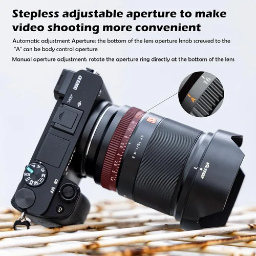 Miniatura 2 de Viltrox AF 0.512 in F1.4 APS-C lente para Sony E-Mount, lente ultra gran angular Prime para cámaras Sony E-Mount a9 a7RIV a7IV a7RIII a7SIII a7II