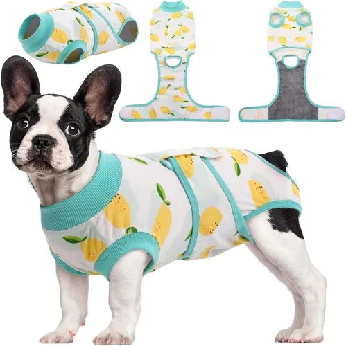 Miniatura 45 de Kuoser Traje de recuperación de cirugía para perros, traje de recuperación para perros machos hembras, mameluco para perro después de la cirugía