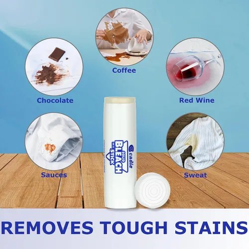Miniatura 5 de Blanqueador sólido en un palo, solución concentrada y natural para quitar manchas para ropa blanca, tubo de blanqueo de bolsillo para manchas