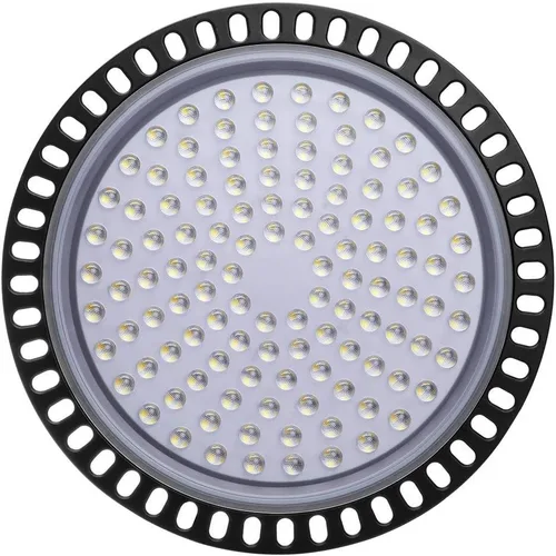 Miniatura 4 de Viugreum Paquete de 10 luces LED UFO de 500 W, 50000 lúmenes, 6500 K, luz diurna blanca ultra fina, iluminación LED de almacén, IP65 impermeable