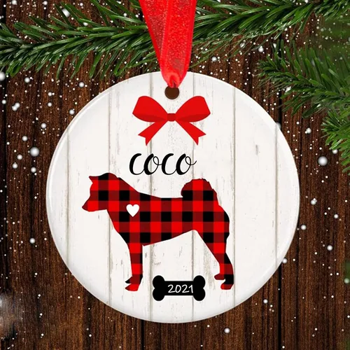 Miniatura 27 de Adorno de Navidad para mascotas, adorno de Beagle, regalos para amantes de mascotas, regalo conmemorativo para mascotas, recuerdo de Beagles