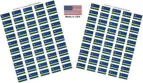 Miniatura 19 de 100 calcomanías de la bandera de Alaska; 1.5" x 1" hechas en Estados Unidos, calcomanías autoadhesivas de la bandera del estado para álbumes