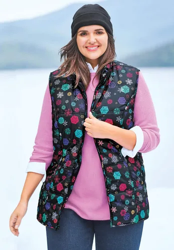 Miniatura 5 de Woman Within Chaleco acolchado de talla grande para mujer, Multi