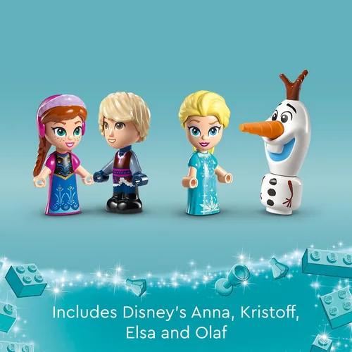 Miniatura 6 de LEGO Disney Frozen Anna and Elsa's Magical Carousel 43218 Ice Palace - Juego de juguetes de construcción con la princesa Disney Elsa, Anna y Olaf