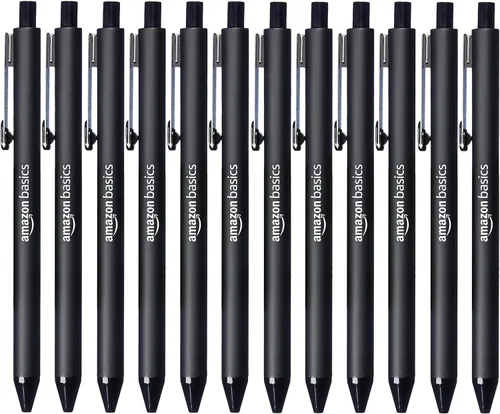 Miniatura 7 de Bolígrafo retráctil de Amazon Basics, colores surtidos, paquete de 24