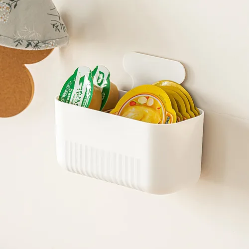 Miniatura 10 de Estante magnético para almacenamiento de vasos para refrigerador, organizador magnético para bolígrafos, soporte para lavandería, tablero, Blanco