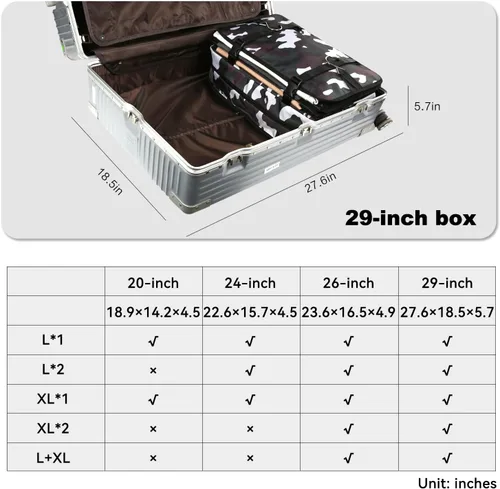 Miniatura 54 de TABITORA - Estantería portátil y plegable de gran capacidad con ganchos para colgar, ideal como almacenamiento para viajes