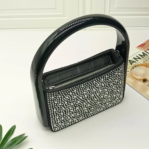 Miniatura 6 de NUSTTAL Bolso de mano acrílico para mujer, bolso de hombro de noche marmoleado para boda, cóctel, fiesta, baile de graduación