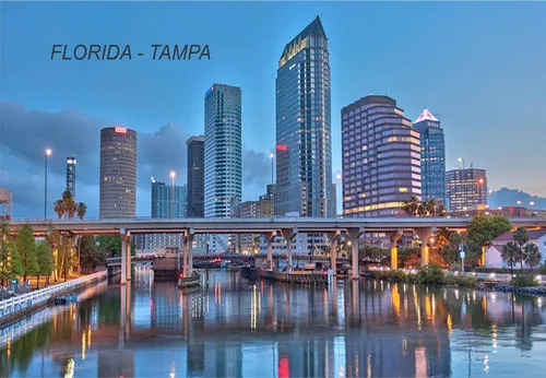 Miniatura 20 de Imanes de nevera para refrigerador de Florida USA United States (1 pieza, estilo: Boca Raton #FL74)