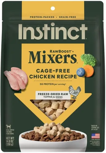 Miniatura 16 de Instinct Raw Boost Mixers Multivitamínico para Perros Adultos Aderezo de Comida Liofilizada, Bolsa de 5.5 oz