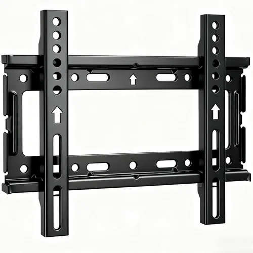Miniatura 9 de Soportes de pared para TV de perfil bajo fijos para LED de 14 a 43 pulgadas, televisores LCD de pantalla plana de hasta 55 libras, soporte universal