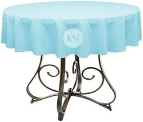 Miniatura 37 de Mantel redondo de poliéster de 72 pulgadas, disponible en más de 45 colores, ideal para restaurantes y superposiciones versátiles de eventos, elige