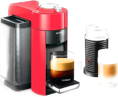 Miniatura 20 de Máquina de café y espresso Nespresso Vertuo de De'Longhi, color negro piano con espumador de leche Aeroccino Negro (Piano Black)