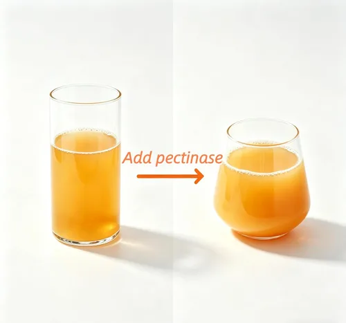 Miniatura 3 de Half & Mu Fang Pond Pectinasa (pectolasa), enzima péctica de grado alimenticio, polvo de pectinasa, actividad enzimática 30000 u/g, jugo de fruta