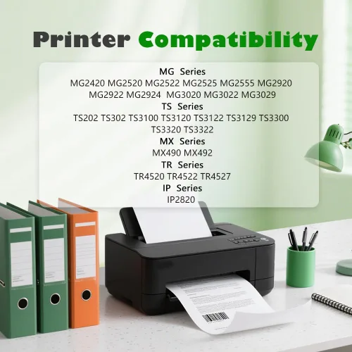 Miniatura 2 de PG-245XL - Cartuchos de tinta negra compatibles con Canon Ink 245 XL, repuesto para 245 tinta negra, funciona con impresora PIXMA MG2420 MG2520