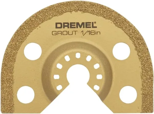 Miniatura 4 de Dremel MM500 - Cuchilla oscilante multiherramienta de 1/8 pulgadas para extracción de lechada, accesorio de carburo de corte rápido, interfaz