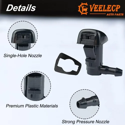 Miniatura 3 de 2 pulverizadores de boquilla para limpiaparabrisas compatibles con modelos Fusion Milan MKZ Select