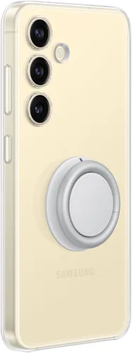 Miniatura 6 de Samsung Funda transparente para teléfono Galaxy S24, funda protectora con agarre de mano, soporte, accesorios para correa de muñeca, protección