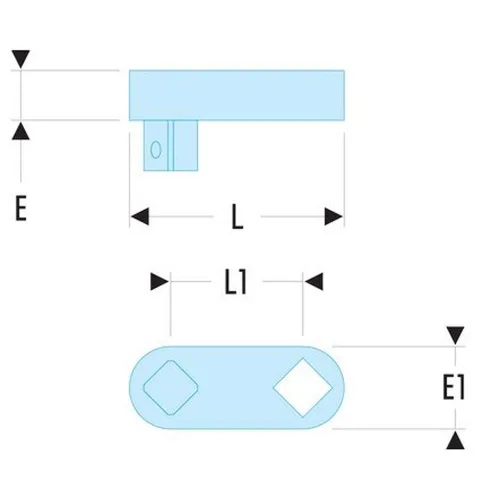Miniatura 2 de FACOM Adaptador de desplazamiento de unidad de 1/2" S.234