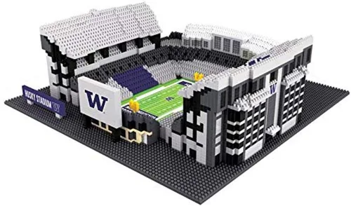Miniatura 6 de FOCO NCAA Unisex NCAA College 3D BRXLZ Puzzle Team Football Stadium