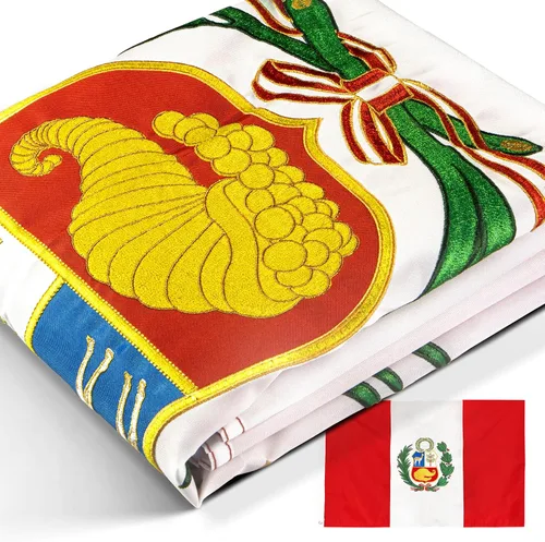 Miniatura 9 de Anley Fly Breeze - Bandera de Perú de 3 x 5 pies, color vivo y a prueba de decoloración, cabecera de lona y doble costura, banderas nacionales