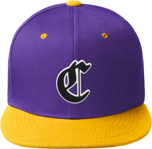Miniatura 137 de Daxton Gorra clásica con visera de billete plano con letras del alfabeto inglés antiguo de la A a la Z